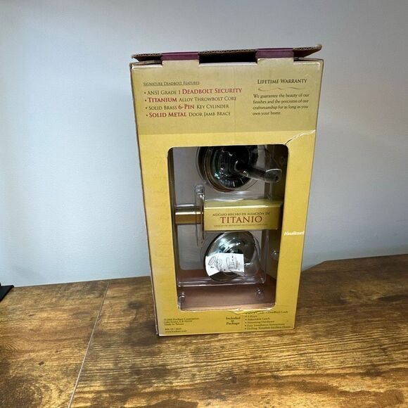 Kwikset ULTRAMAX Signature Deadbolt 99800-076 980S CP CODE K4 SIGPKG - Picture 5 of 6